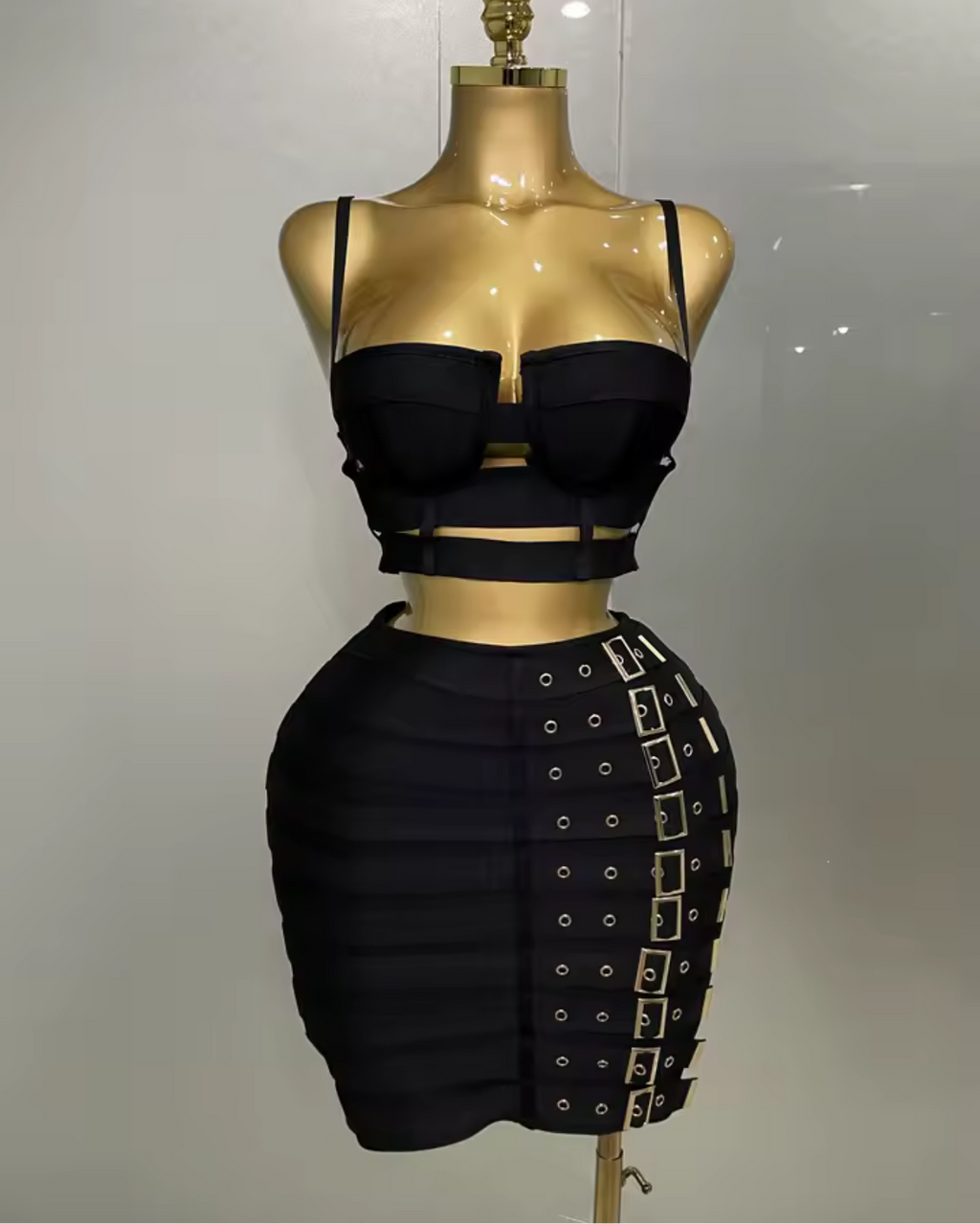 “Latoya” Two Piece Set Black
