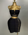 “Latoya” Two Piece Set Black