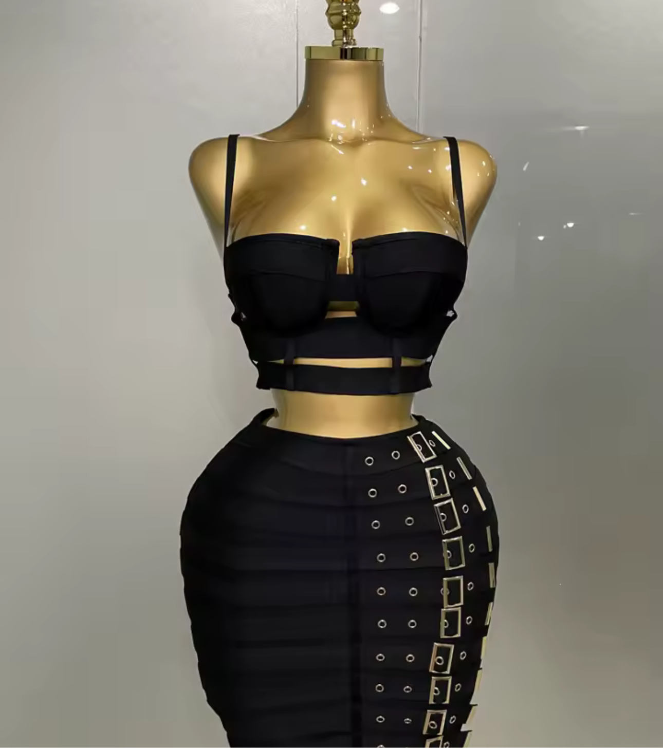 “Latoya” Two Piece Set Black