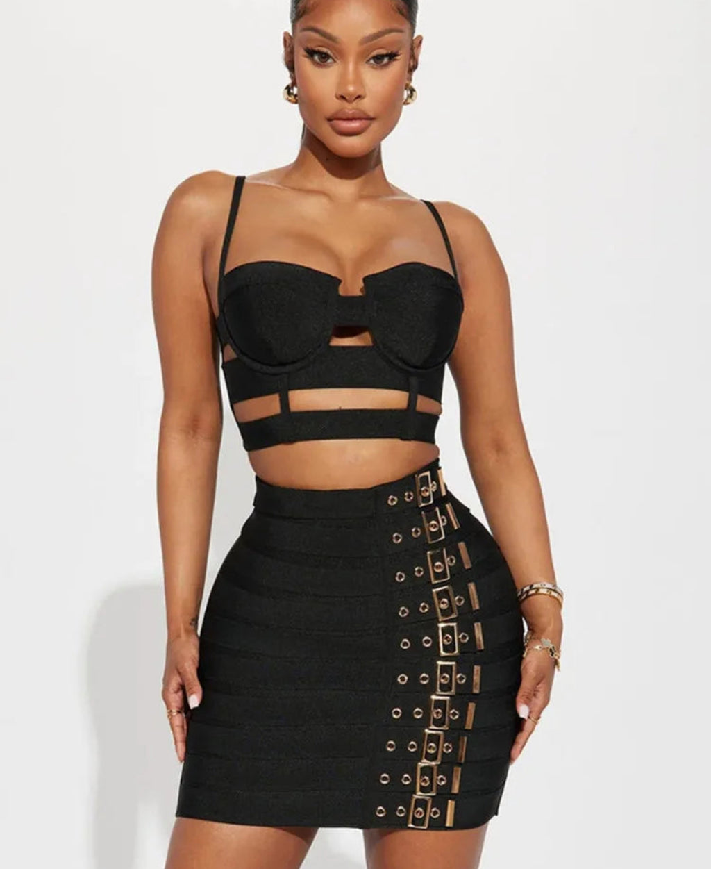 “Latoya” Two Piece Set Black