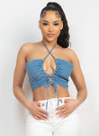 “Daisia” Denim Top