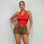 “Irie” Cheetah Shorts