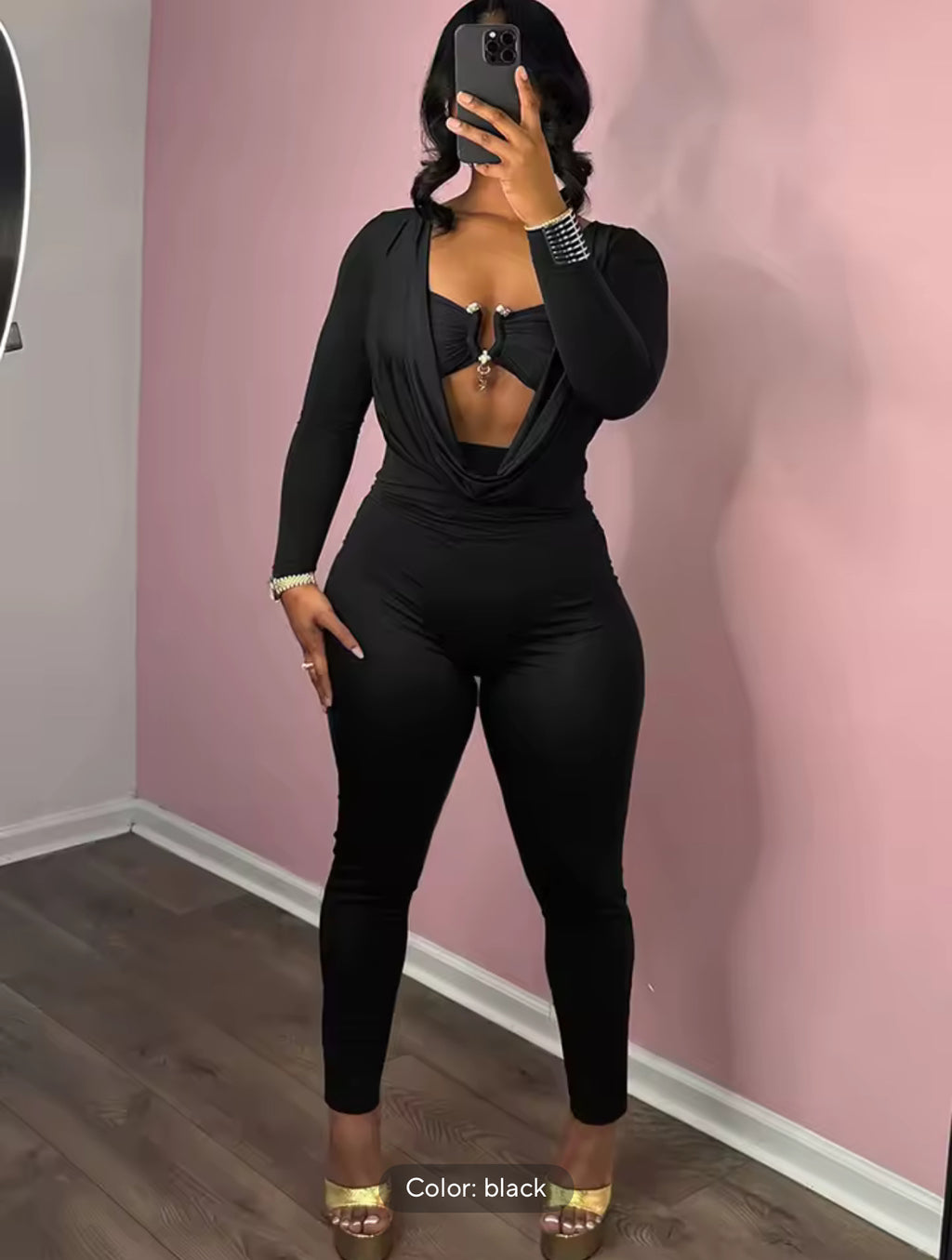 Prissy Bodysuit (Black)