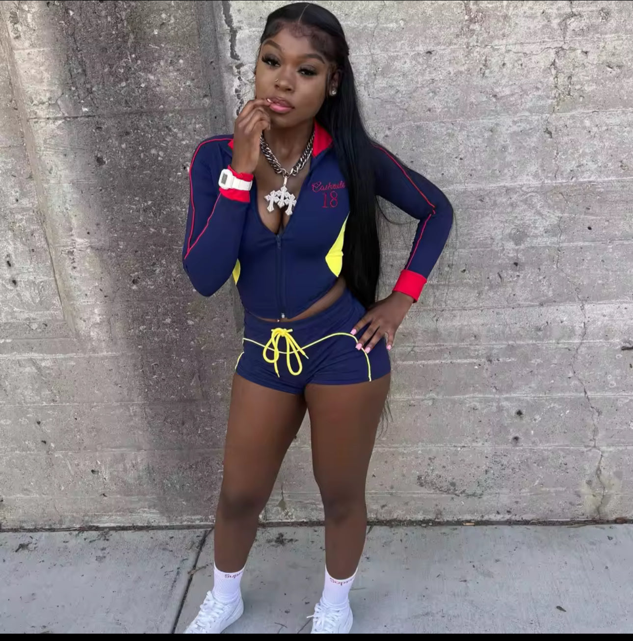 “Shantae” Set (Navy Blue)