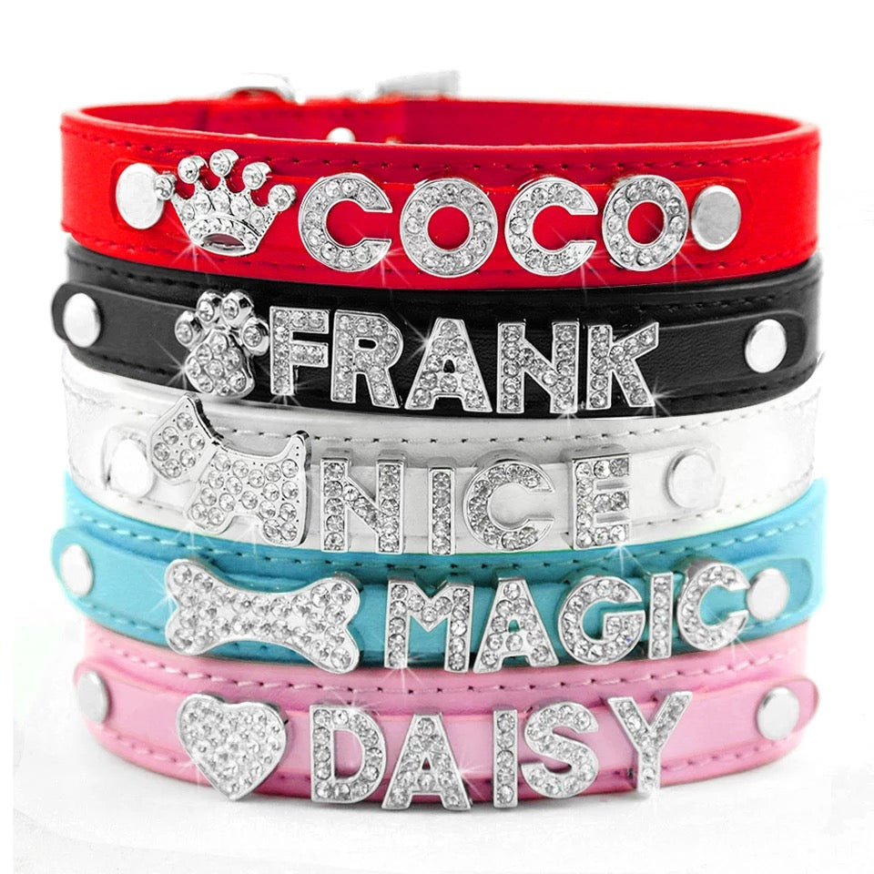 “ICEY” Custom name collar