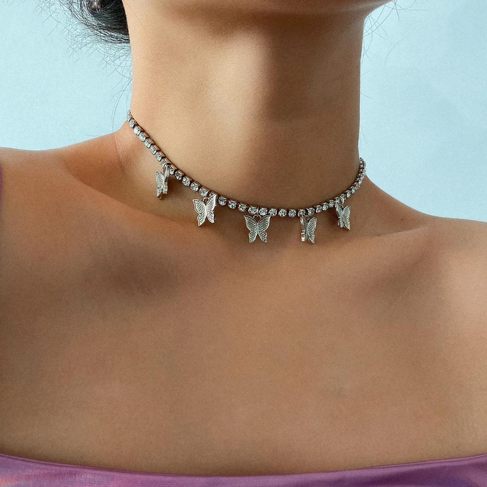 Ice out Butterfly Choker