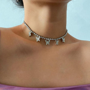 Ice out Butterfly Choker