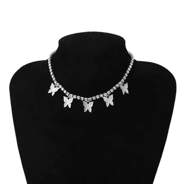 Ice out Butterfly Choker