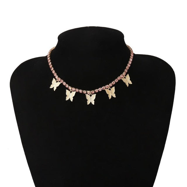 Ice out Butterfly Choker