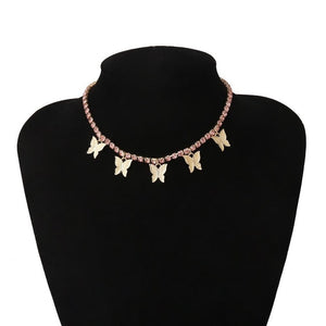 Ice out Butterfly Choker