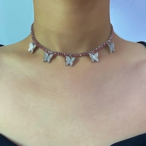 Ice out Butterfly Choker