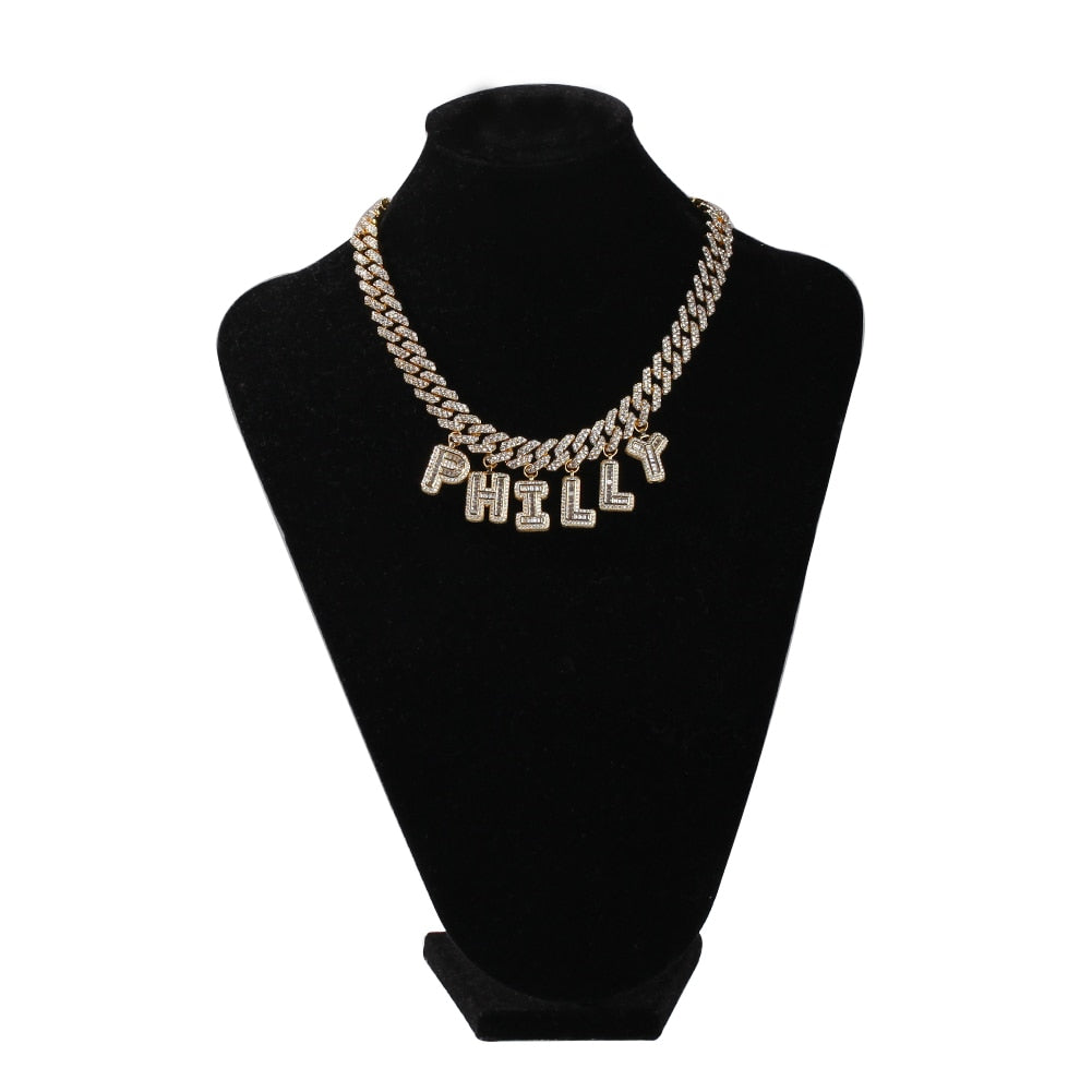 "Bling" Cuban Link Custom Necklace